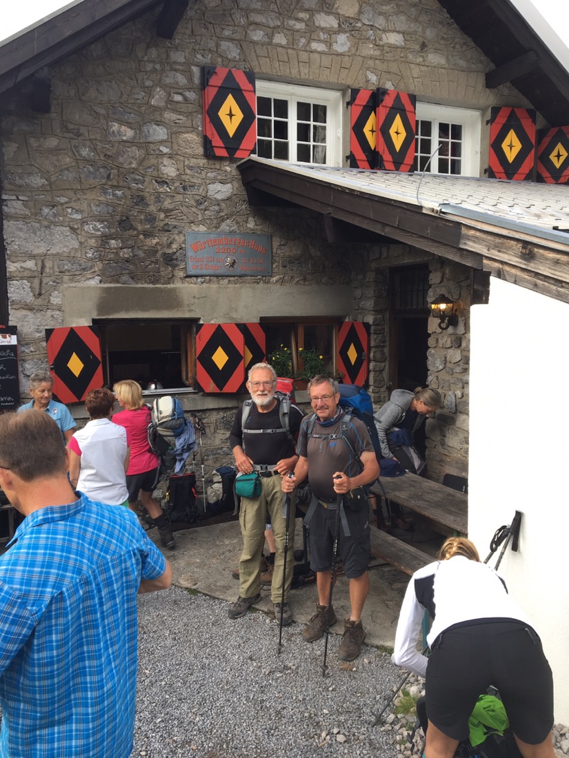 Donnerstag 17 08 37 Tag Zams Wurttemberger Haus Via Alpina